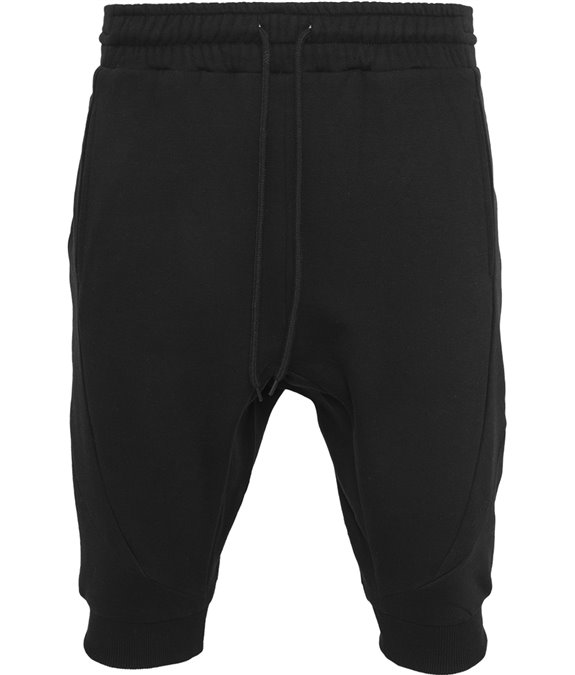 Urban Classics Deep Crotch Undefined Sweatshorts Black 3